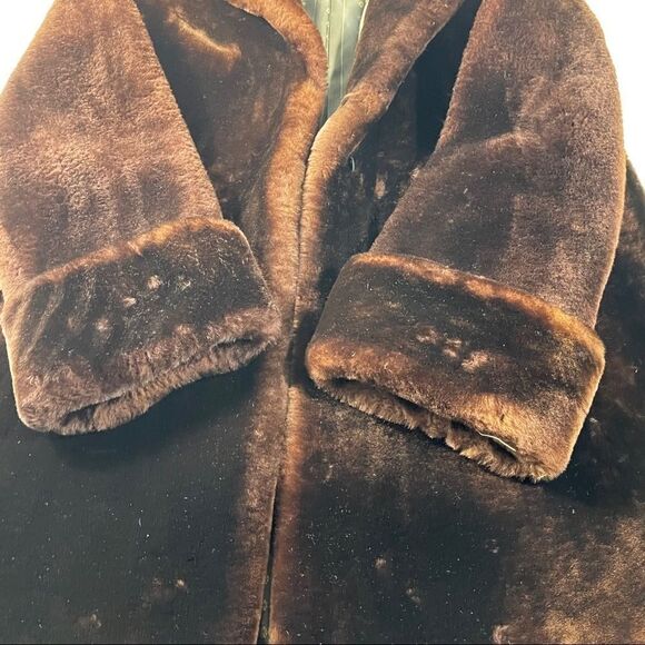 GRANNICK vintage Mouton 1940s Fur Coat - Picture 12 of 14